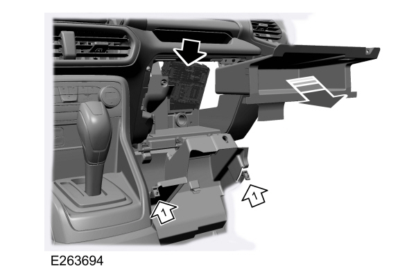 Ford EcoSport (2018-2019) – Sicherungskasten