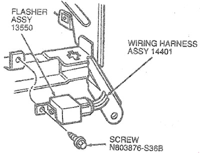 Ford Taurus (1985-1991) – Sicherungs- und Relaiskasten