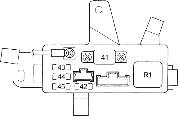 Honda Accord (1994-1997) – Sicherungs- und Relaiskasten