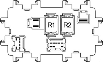 Nissan Frontier (2004-2014) – Sicherungs- und Relaiskasten