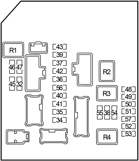 Nissan Frontier (2004-2014) – Sicherungs- und Relaiskasten