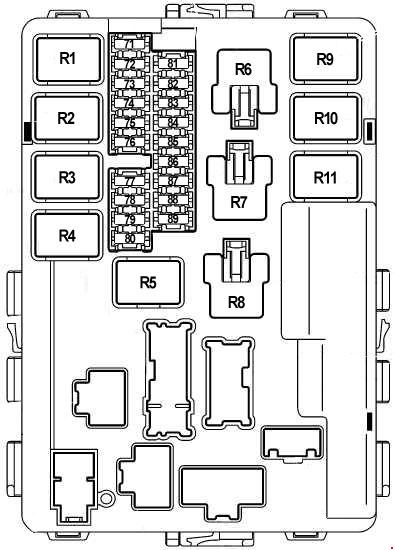 Nissan Murano Z50 (2003-2007) – Sicherungs- und Relaiskasten