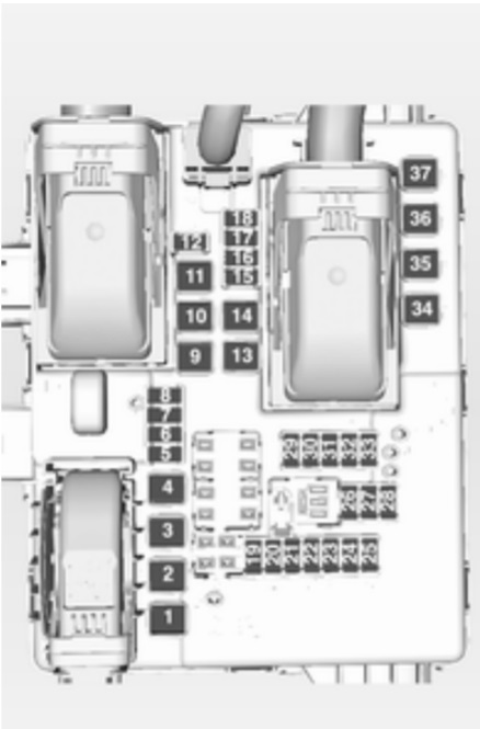 Opel Insignia A (2009-2013) – Sicherungs- und Relaiskasten