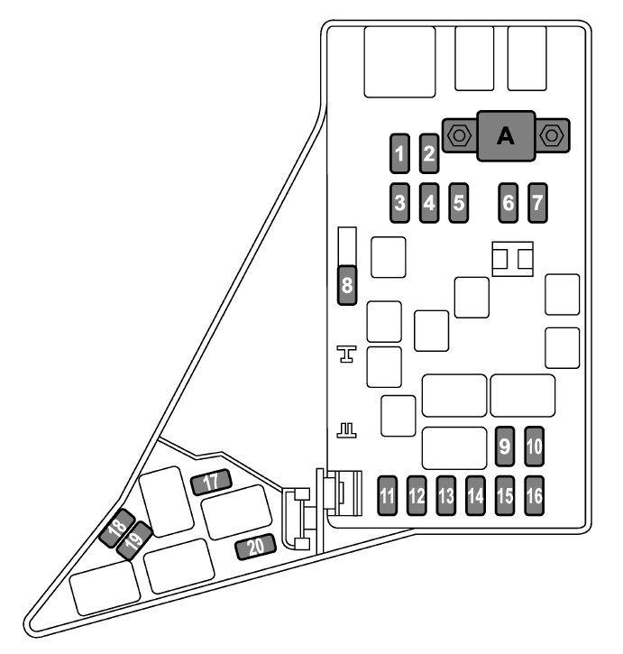 Subaru Forester (2013-2016) – Sicherungs- und Relaiskasten