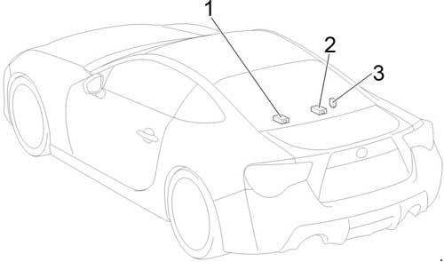 Toyota 86 / GT86 (2012-2018) – Sicherungs- und Relaiskasten