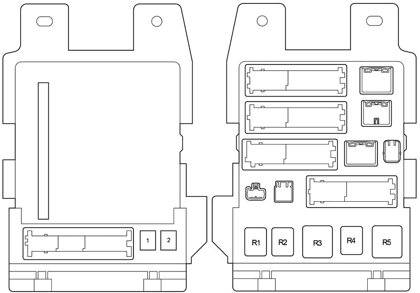 Toyota Avalon (GSX30) (2005-2012) – Sicherungs- und Relaiskasten