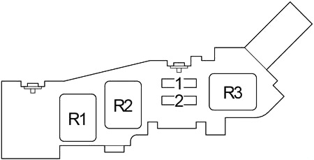 Toyota Ipsum (2001-2009) – Sicherungs- und Relaiskasten