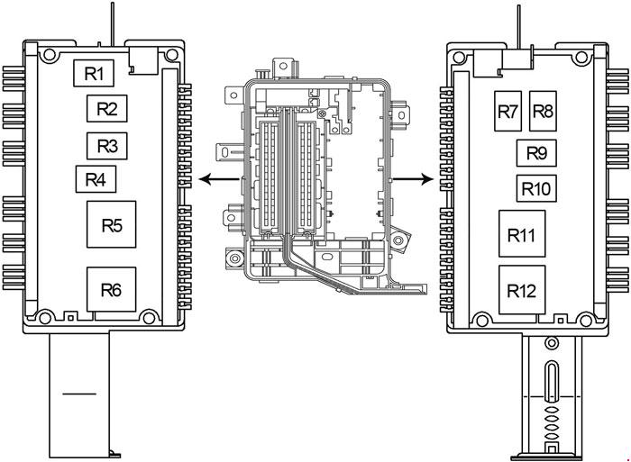 Toyota Land Cruiser 100 / J100 (2003-2007) – Sicherungs- und Relaiskasten