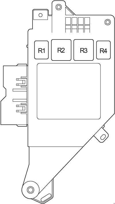 Toyota Land Cruiser 100 / J100 (2003-2007) – Sicherungs- und Relaiskasten