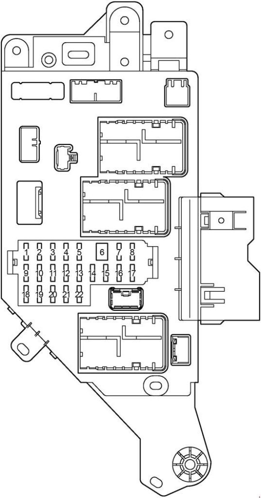 Toyota Land Cruiser 100 / J100 (2003-2007) – Sicherungs- und Relaiskasten