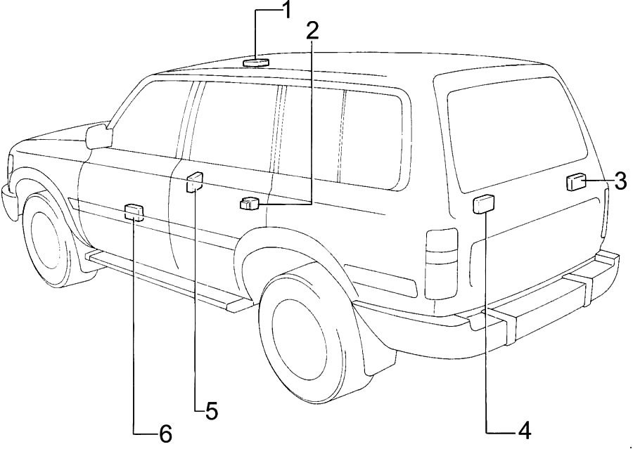 Toyota Land Cruiser 80 / J80 (1990-1997) – Sicherungs- und Relaiskasten