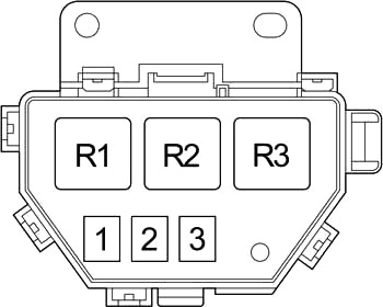 Toyota Land Cruiser Prado (J120) (2002-2009) – Sicherungs- und Relaiskasten