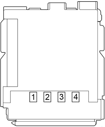 Toyota Prius (XW50) (2015-2022) – Sicherungs- und Relaiskasten